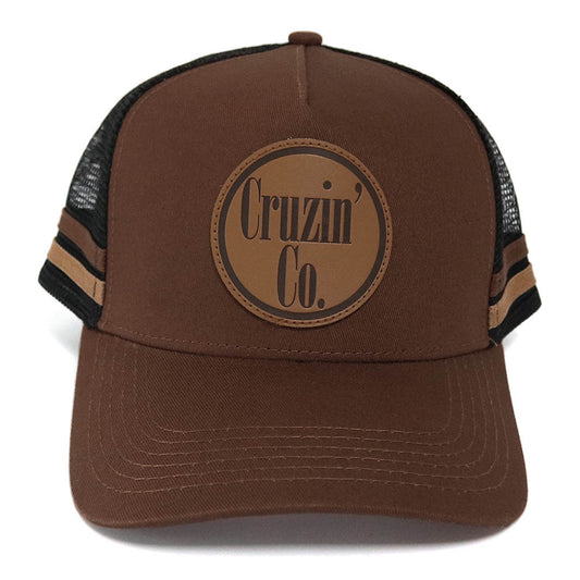 Cruzin’ Co. Logo | Trucker Cap | Chocolate