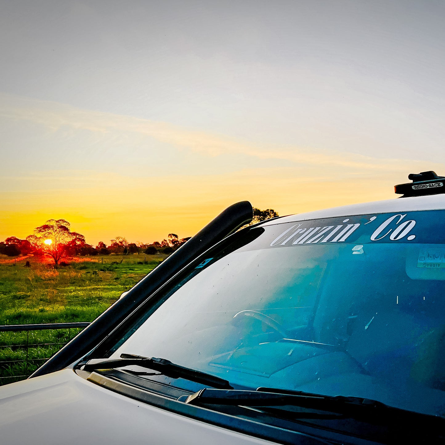 Cruzin’ Co. Windscreen Sticker